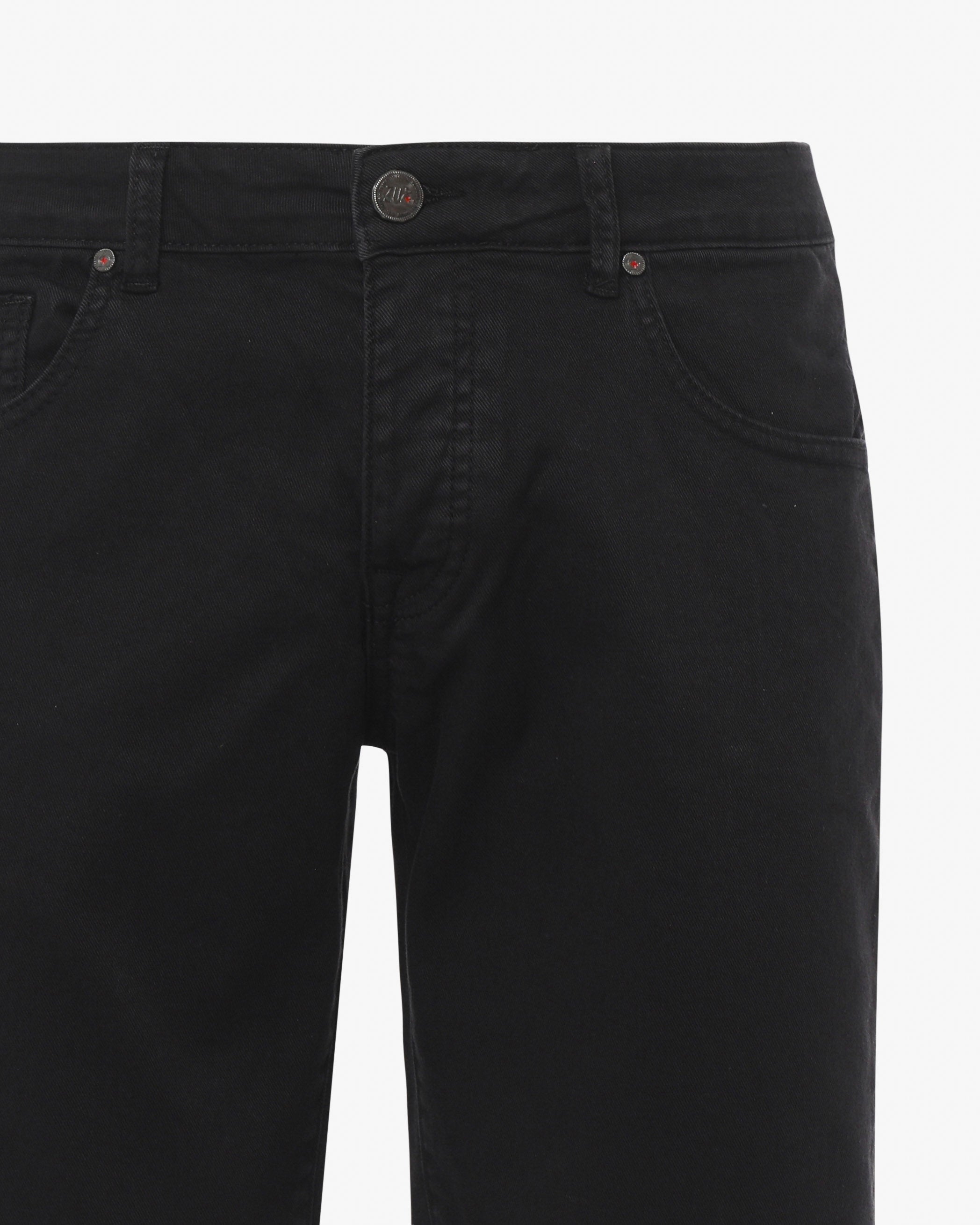 Slim fit denim Bermuda shorts