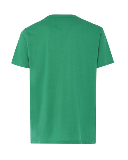 T-shirt with ribbed collar