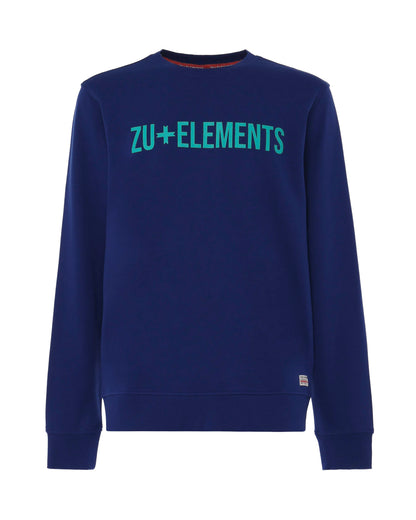 Crew-neck sweatshirt with print on the front