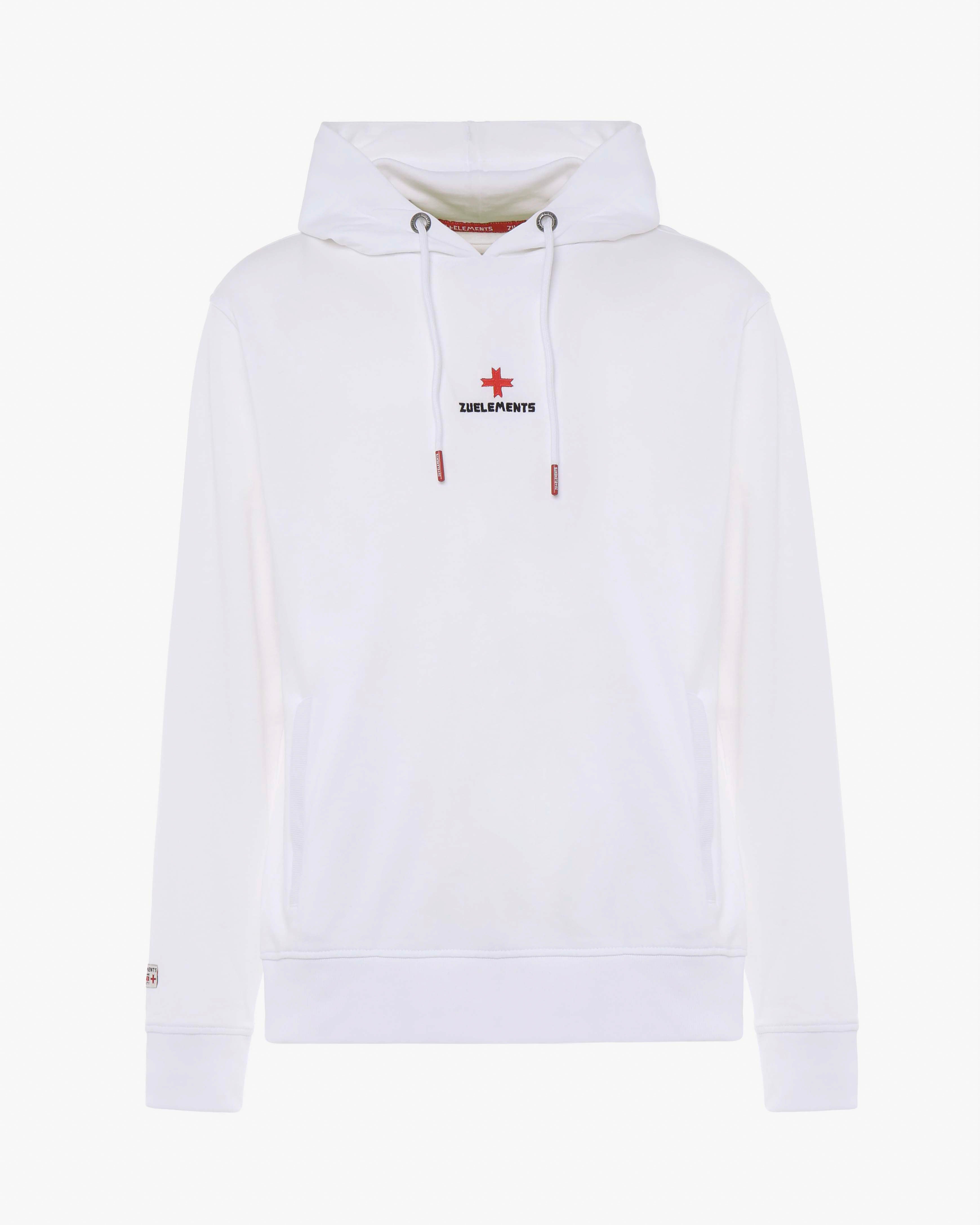 Hooded sweatshirt with embroidered logo