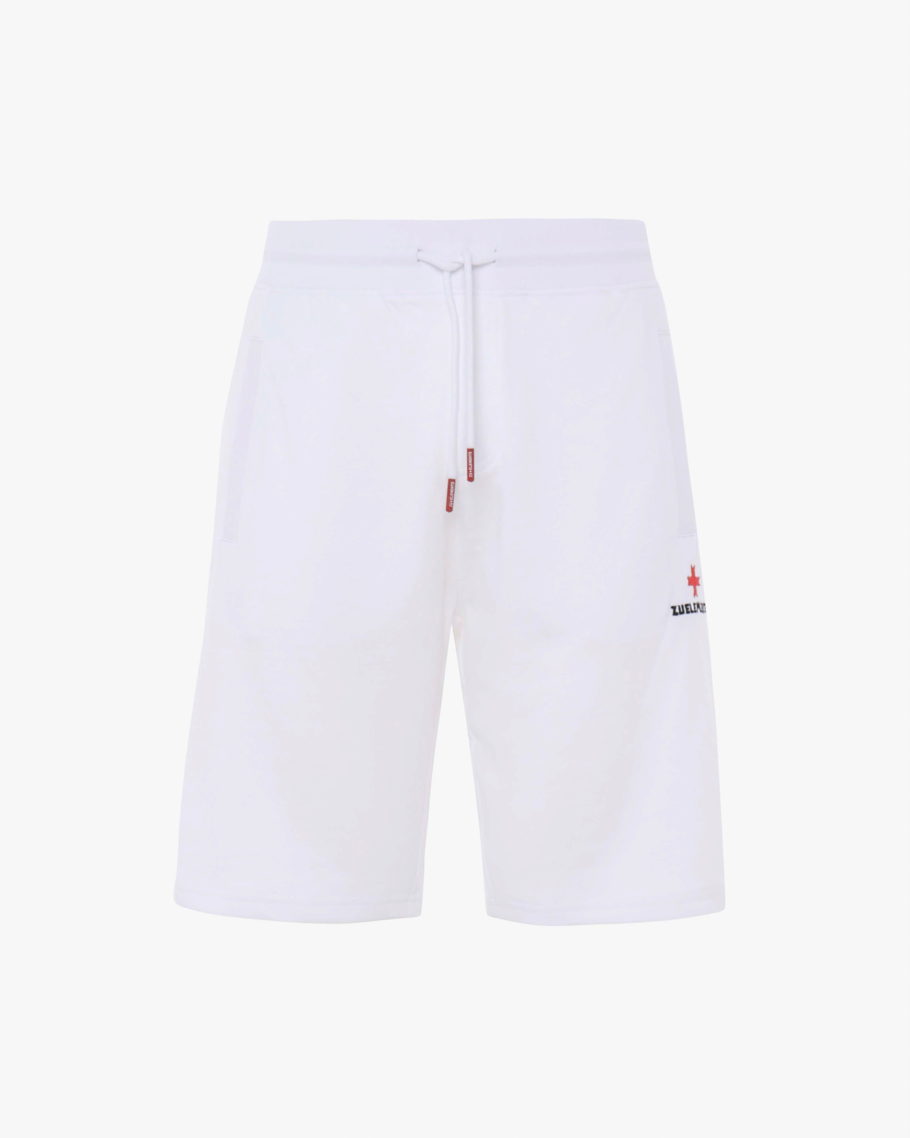 Fleece Bermuda shorts with logo 