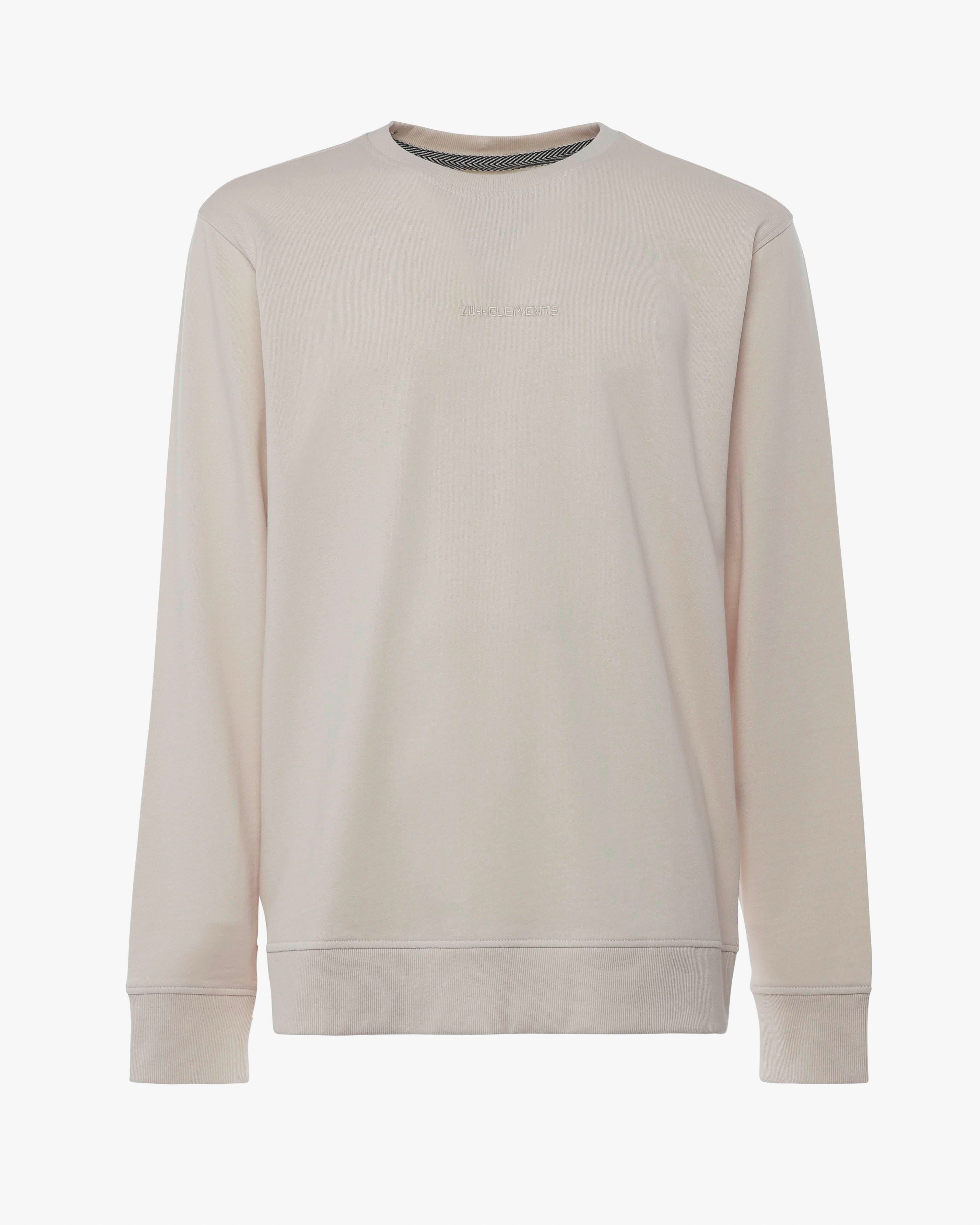 Crewneck sweatshirt with logo on the chest 