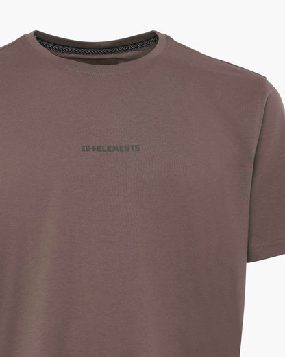 T-shirt con micrologo tono su tono