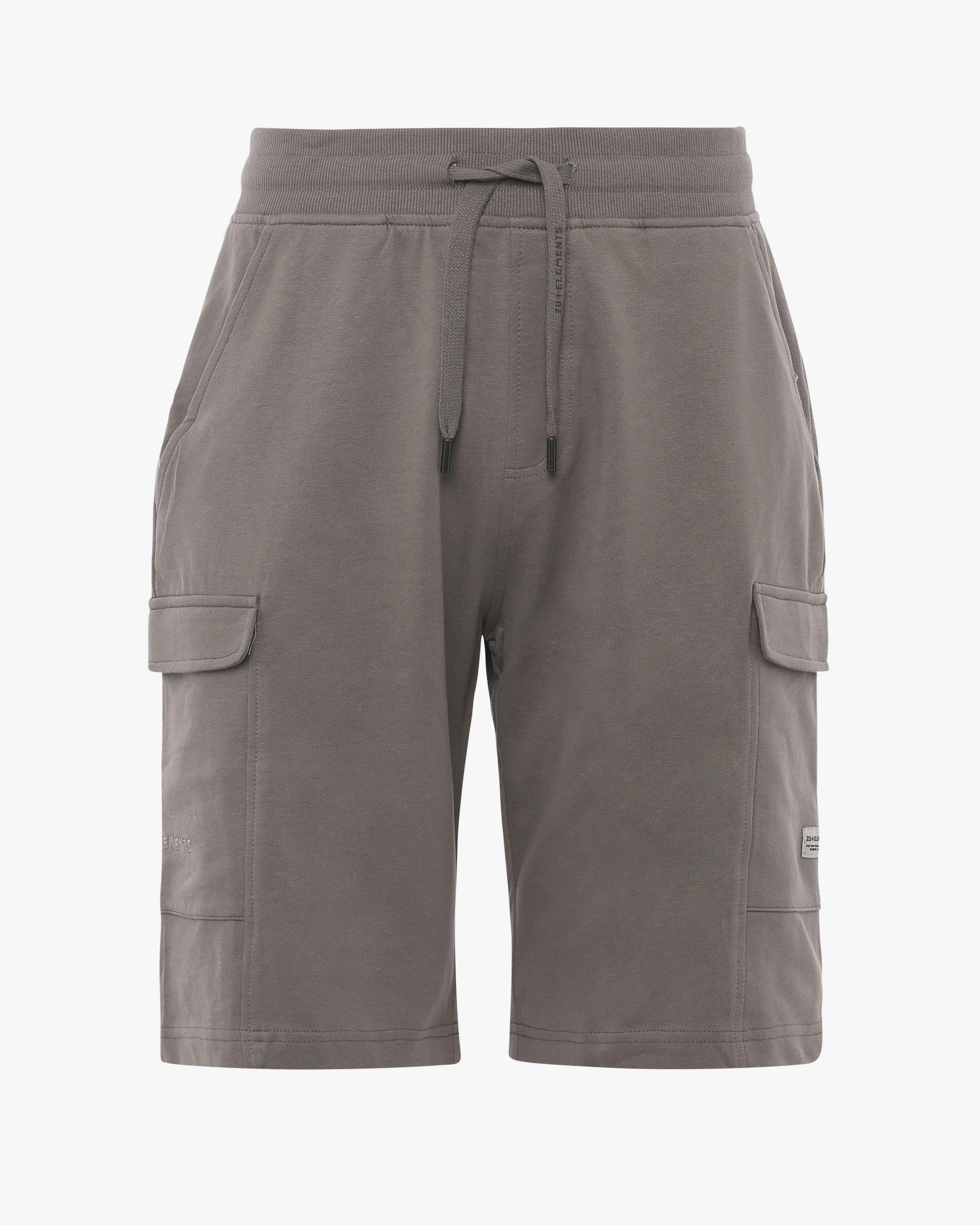 Fleece Bermuda shorts with big pockets 