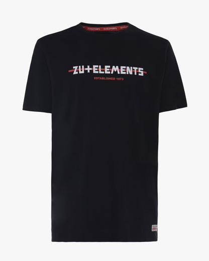 T-shirt with contrasting logo 
