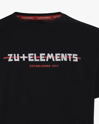 T-shirt with contrasting logo 