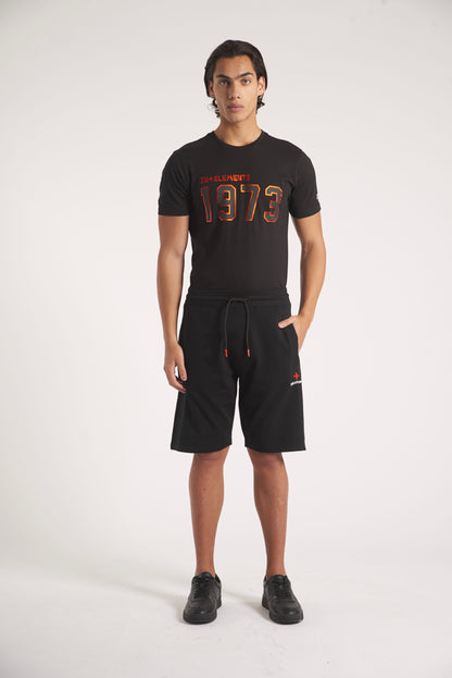 Fleece Bermuda shorts with logo 