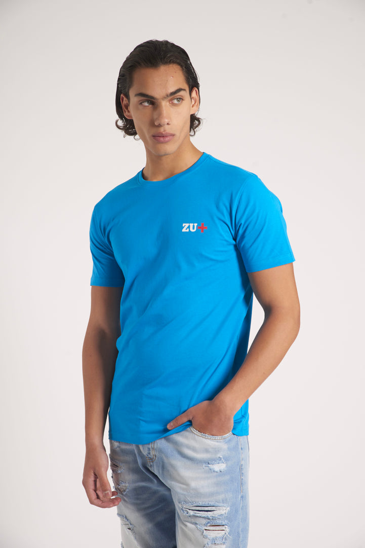 T-shirt con logo e stampa