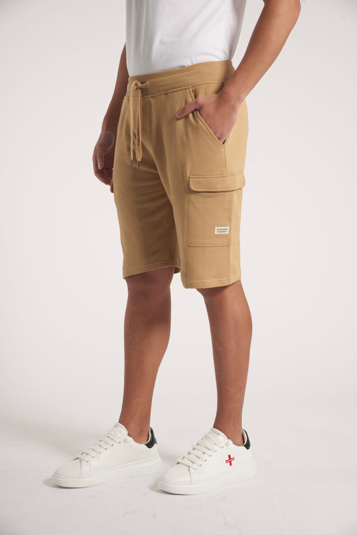 Fleece Bermuda shorts with big pockets 