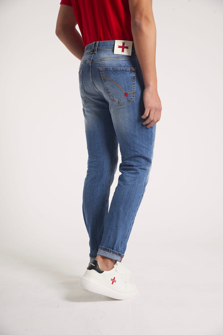 Jeans slim blu chiaro