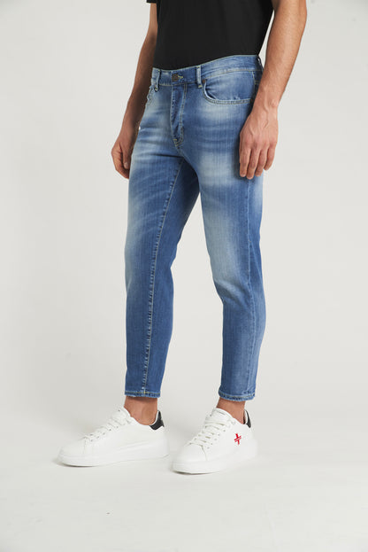 Cropped fit ankle jeans 
