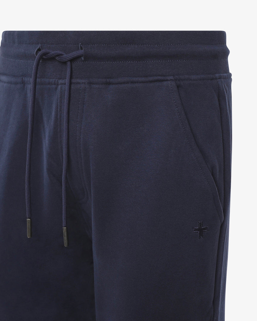 Sweatpants with embroidered micrologo