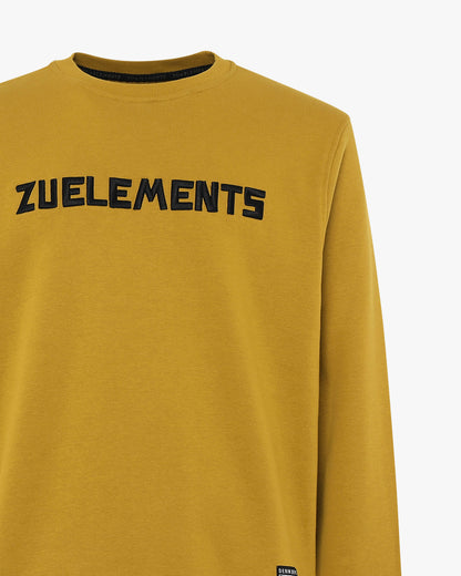 Zu embroidered crewneck sweatshirt