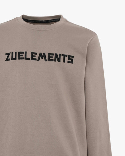 Zu embroidered crewneck sweatshirt