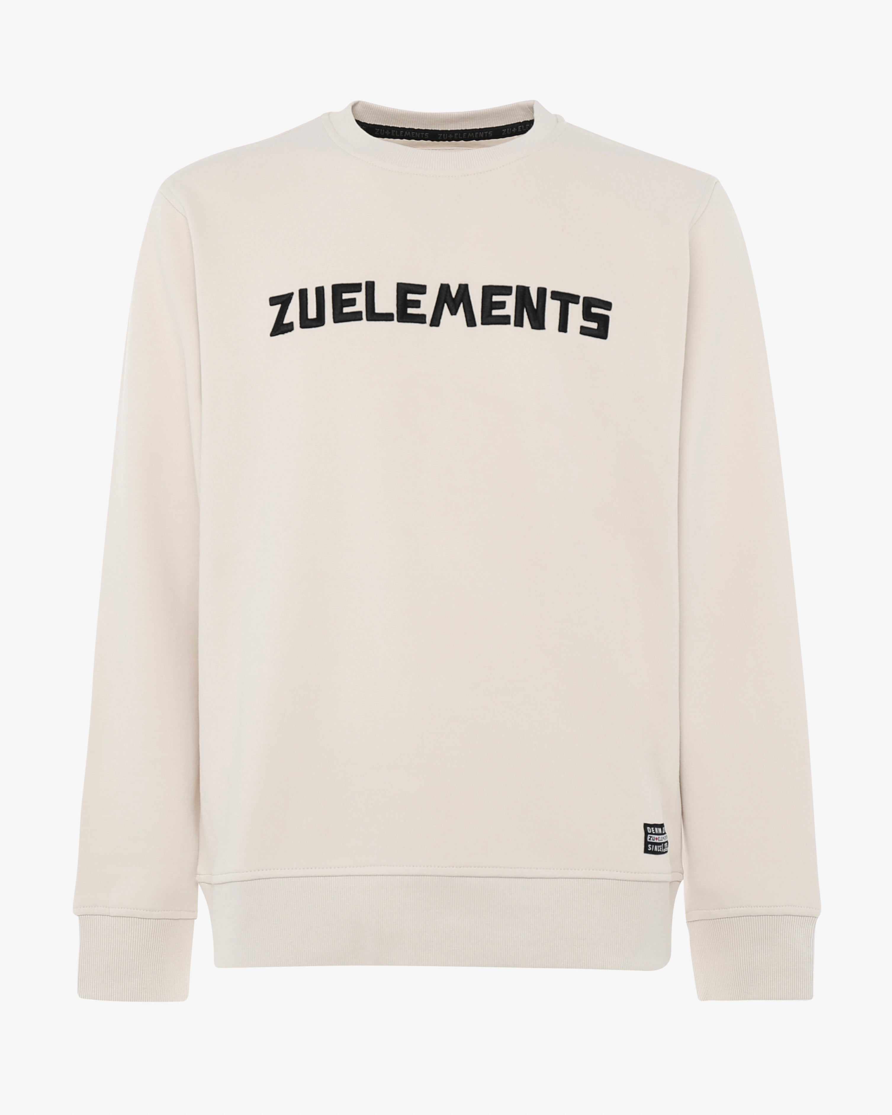 Zu embroidered crewneck sweatshirt