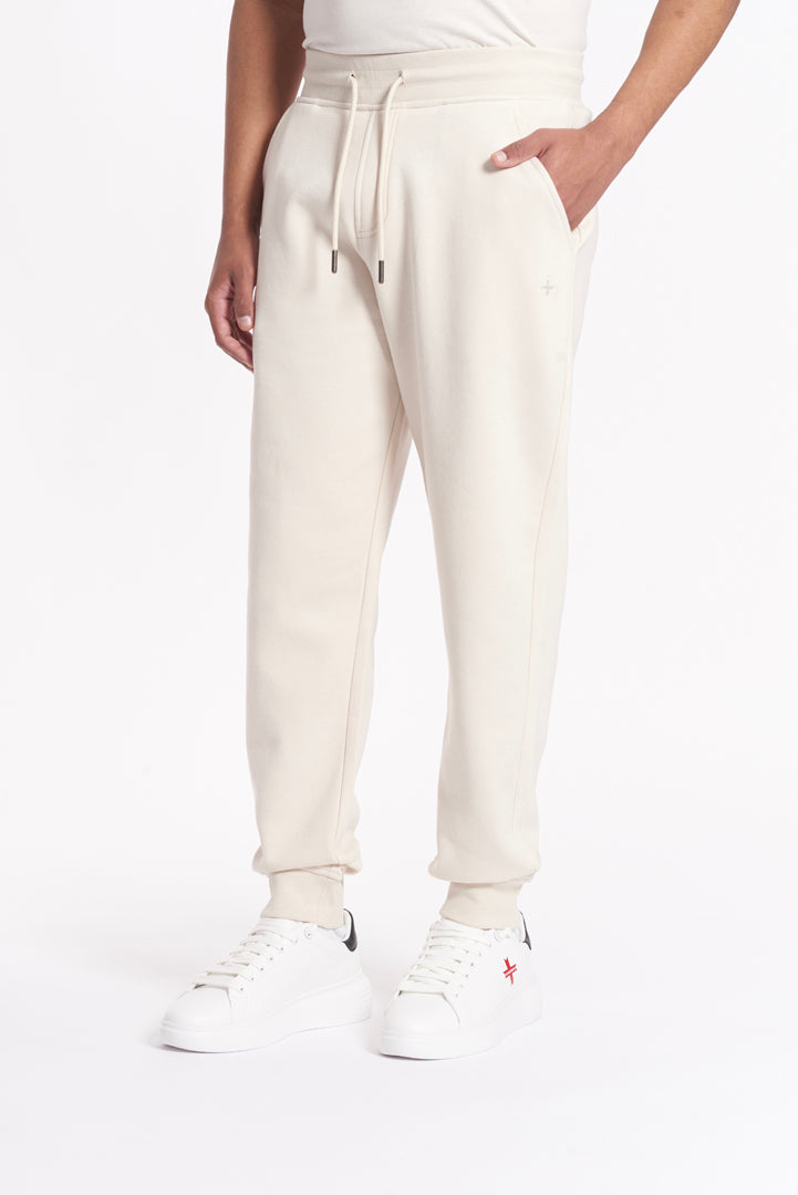 Sweatpants with embroidered micrologo