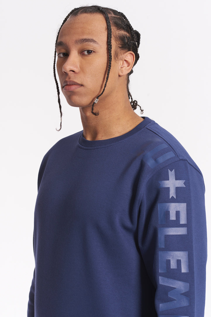 Crewneck sweatshirt with "extended" logo