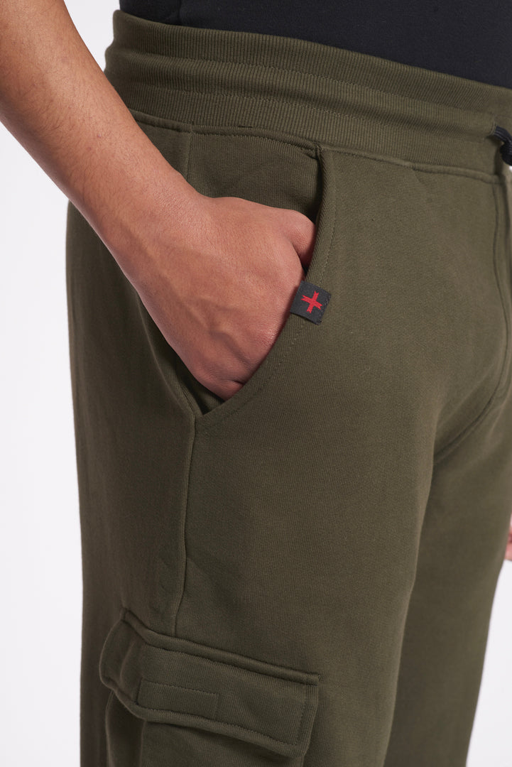 Fleece trousers with pockets